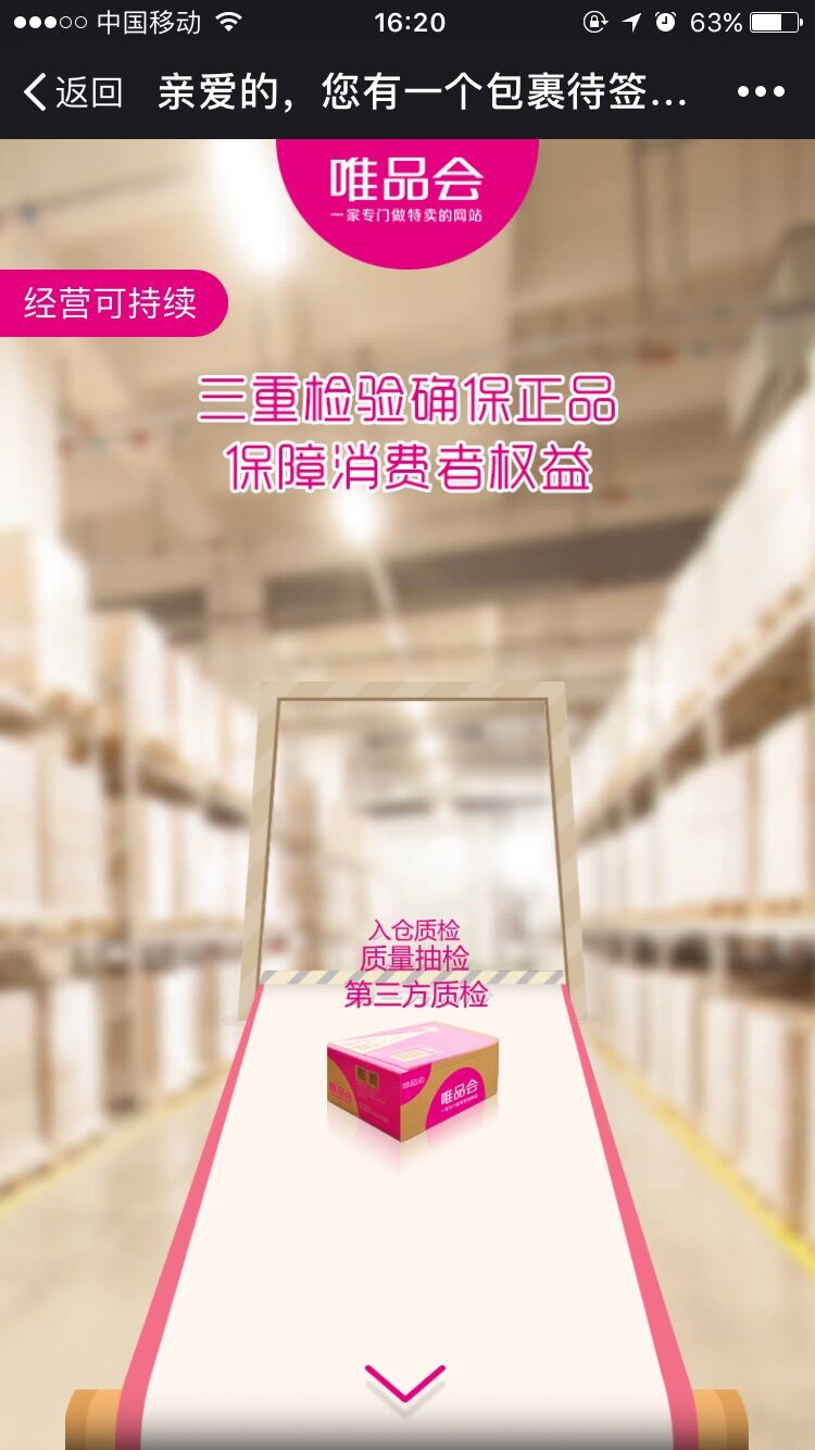 唯品会网站建设项目